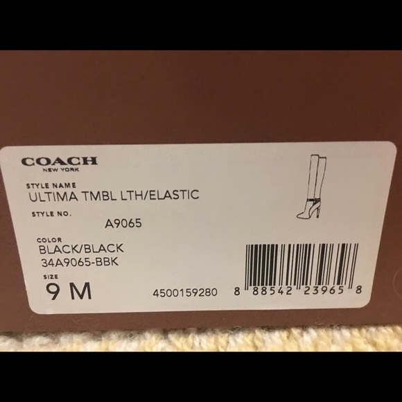 NWB Coach Boots - Picture 2 of 8